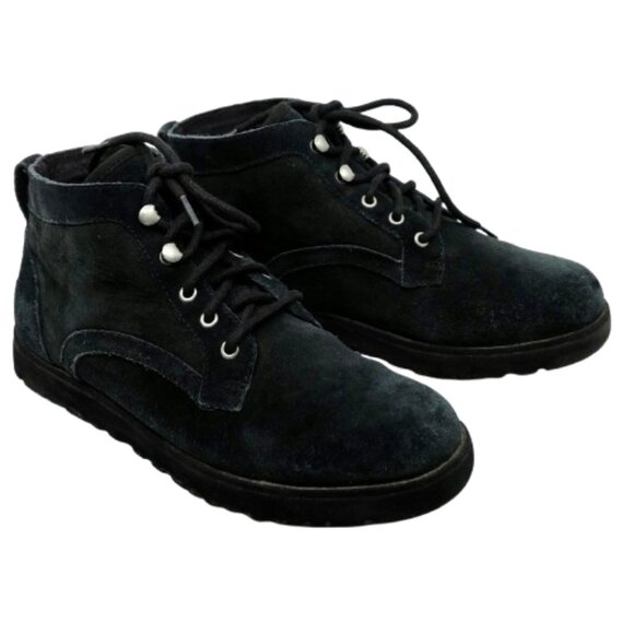 UGG~Bethany Boot~WOMENS CHUKKA BLACK SUEDE SHEARLING SIZE 9 - Picture 6 of 9